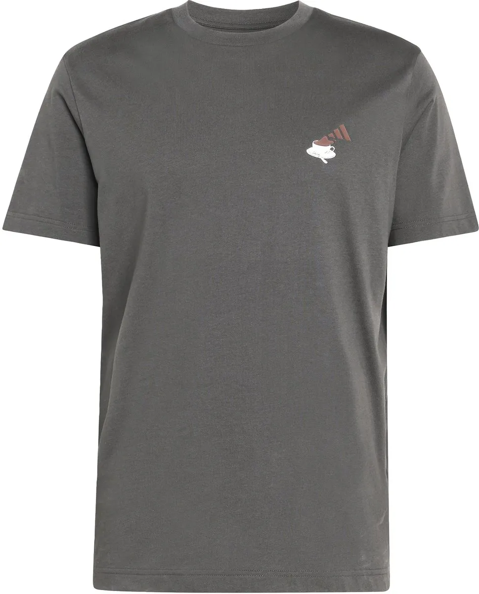 adidas COFFEE CAFE CHEESECAKE Graphic T-shirt - Heren Grijs - afbeelding 6 van 6