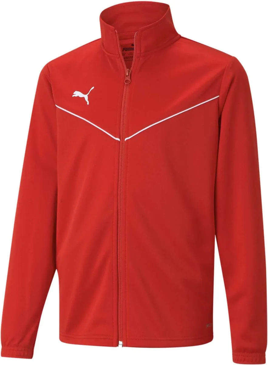 PUMA TeamRISE Poly Trainingsjack Junior - 140 - Rood