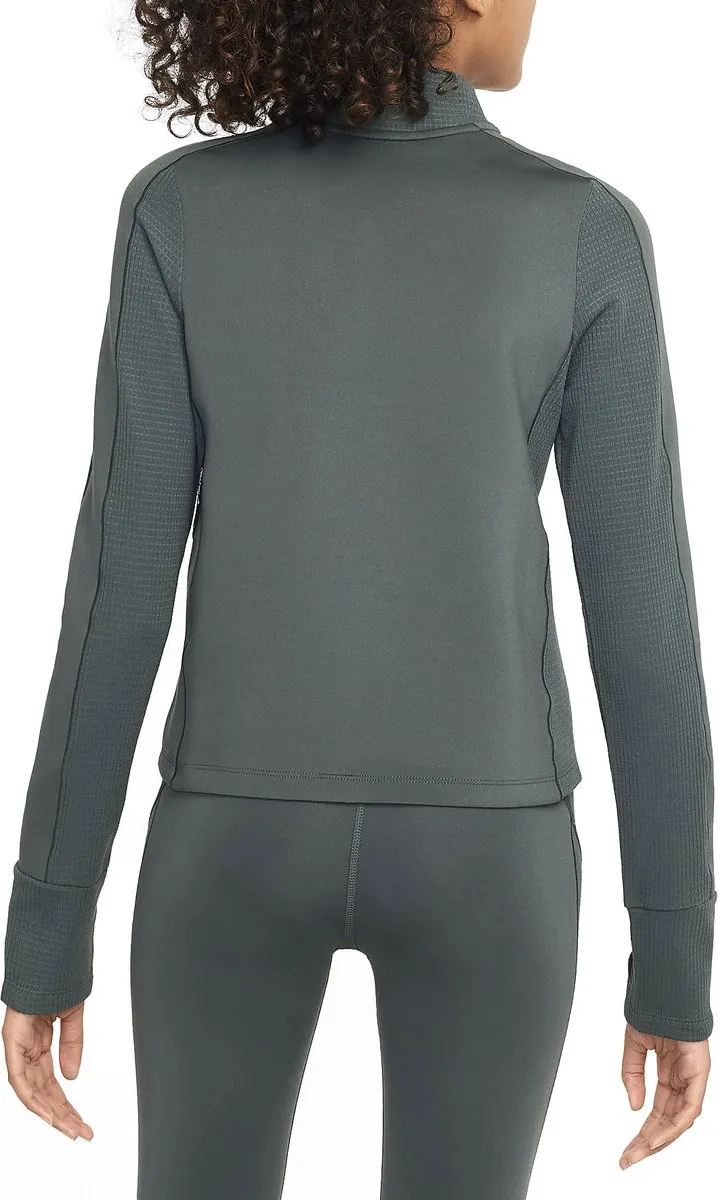Nike Pro Therma-FIT Top HF4682-338 - Meisjes 164 - Zwart