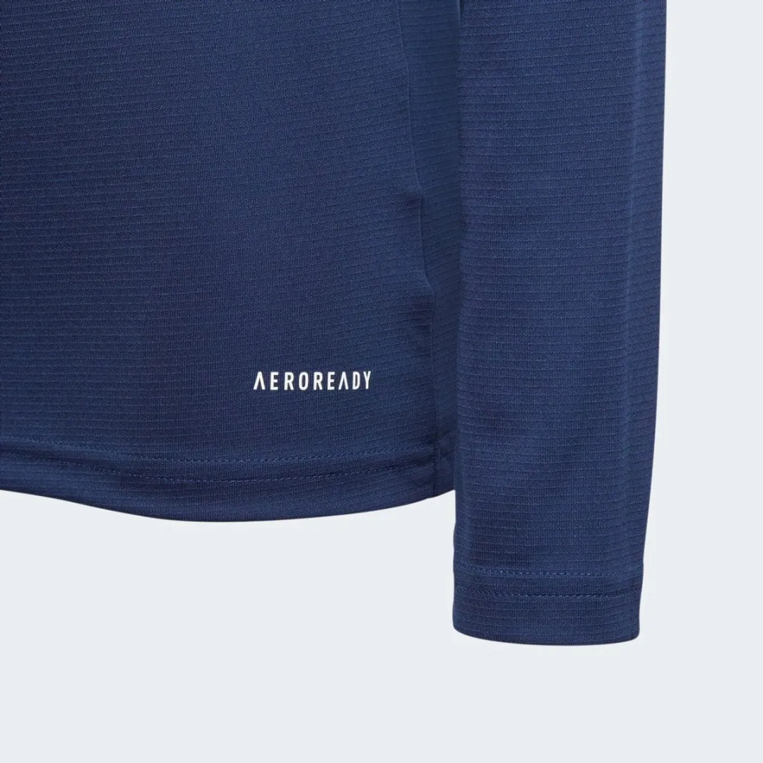 adidas Team Base Longsleeve Junior GK9087 - 152 - Blauw/Wit
