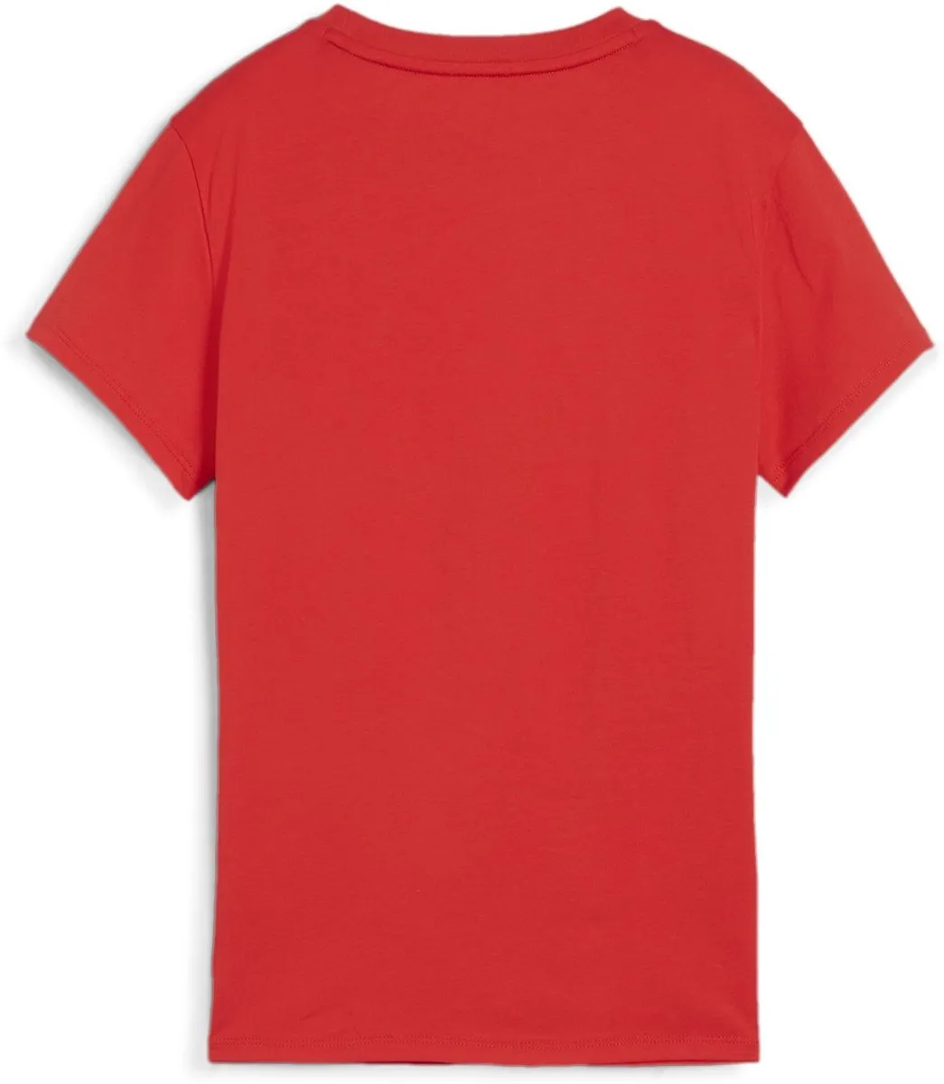 PUMA TeamGoal Casual Longsleeve - Puma Red/Puma White XS