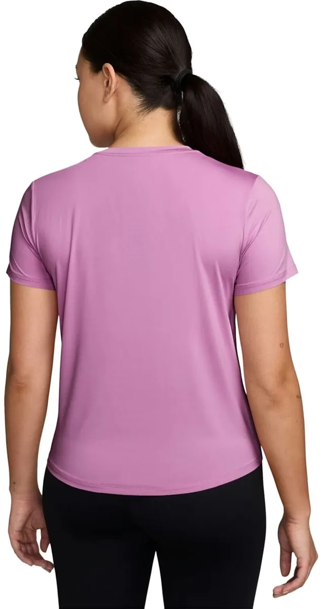 Nike One Classic Women's Dri-FIT Training T-shirt FN2798-503 - Paars - afbeelding 6 van 6