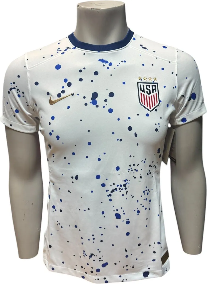 Nike USA Voetbalshirt - XS - Wit/Blauw