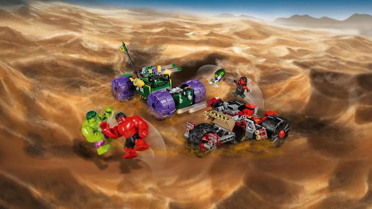 LEGO Super Heroes 76078 Hulk vs. Red Hulk - 375 Stukken