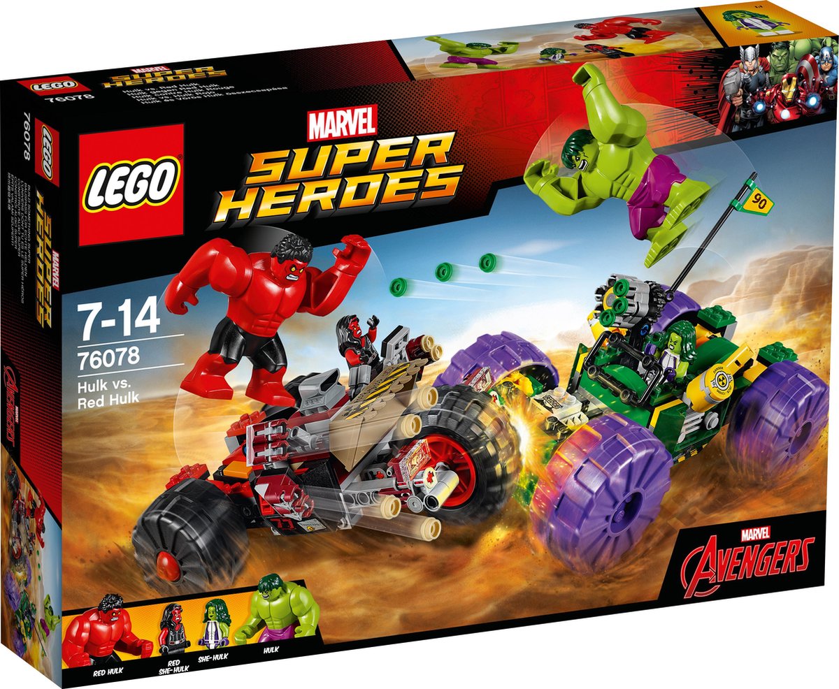 LEGO Super Heroes 76078 Hulk vs. Red Hulk