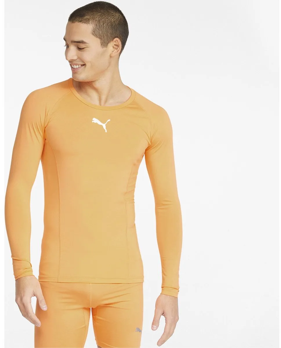 PUMA Liga Baselayer Shirt Heren - XXL - Fluoro Oranje