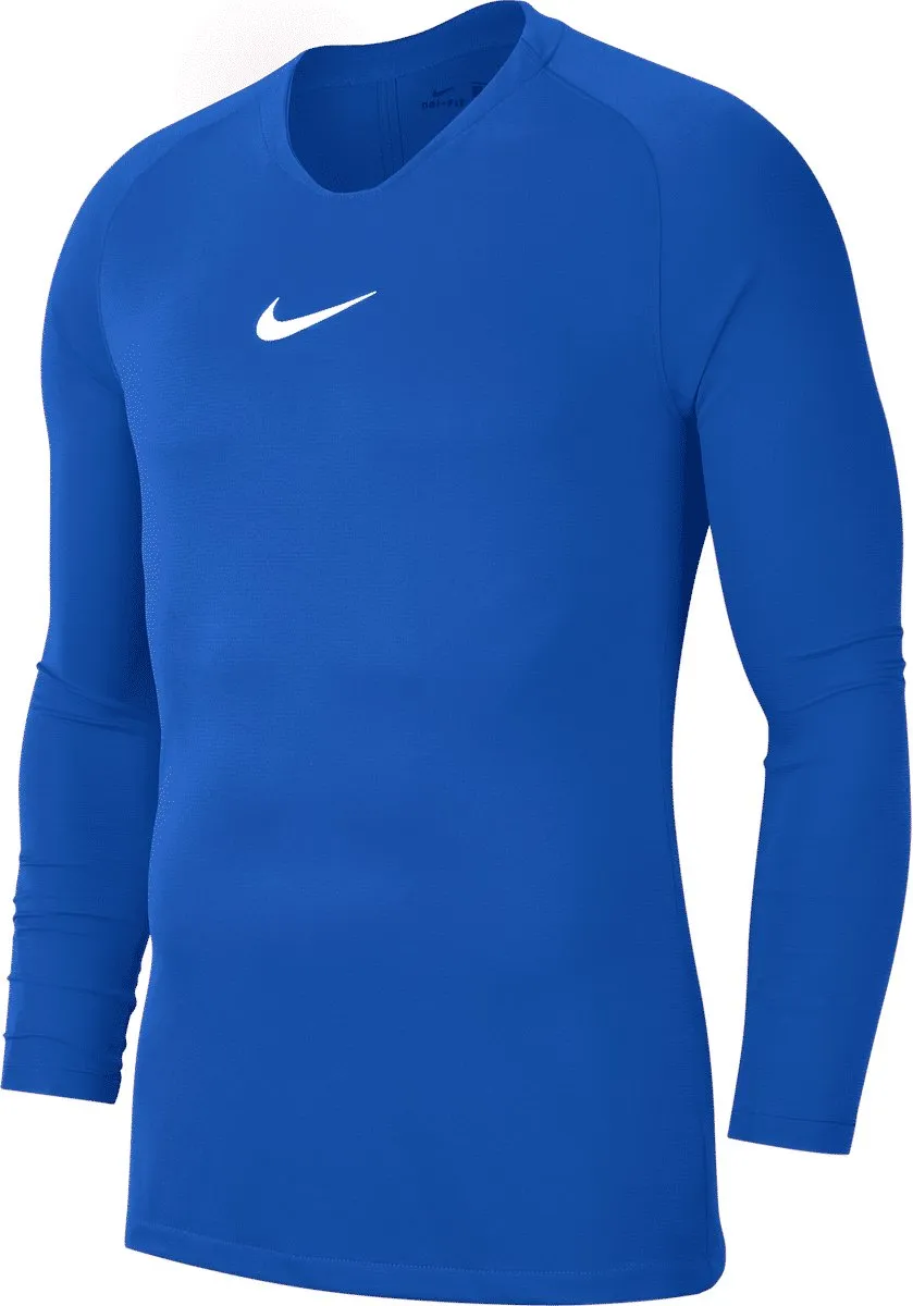 Nike Park First Layer Shirt Lange Mouw Kinderen 128 - Royal