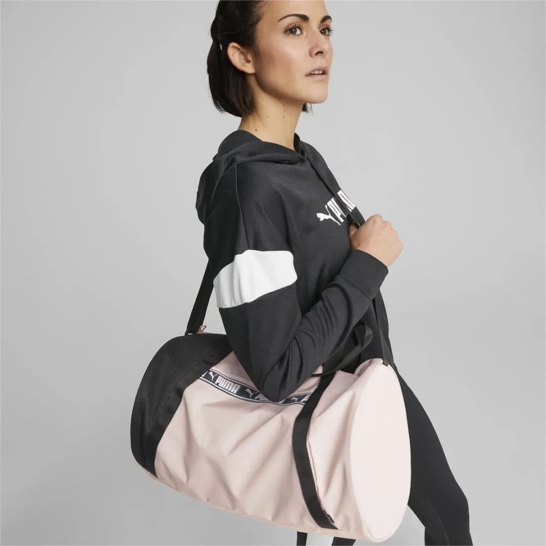 PUMA WMNS AT Essentials Barrel Tas 25L - Roze/Zwart