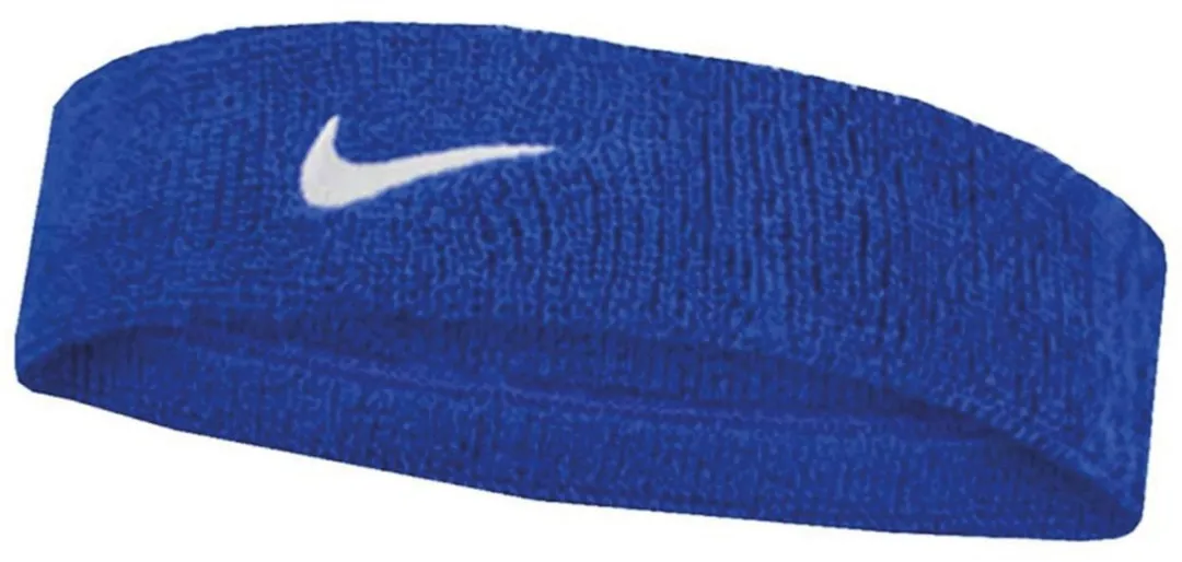 Nike Swoosh Classic Hoofdband Senior - Donkerblauw/Wit
