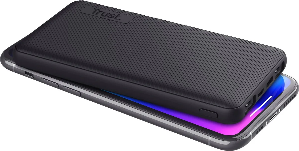Trust Primo Powerbank 23595 - 10000mAh - 15W - Zwart