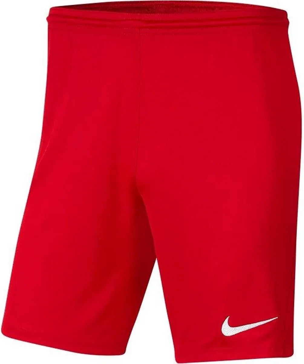 Nike Park III Short Heren S - Lime Groen