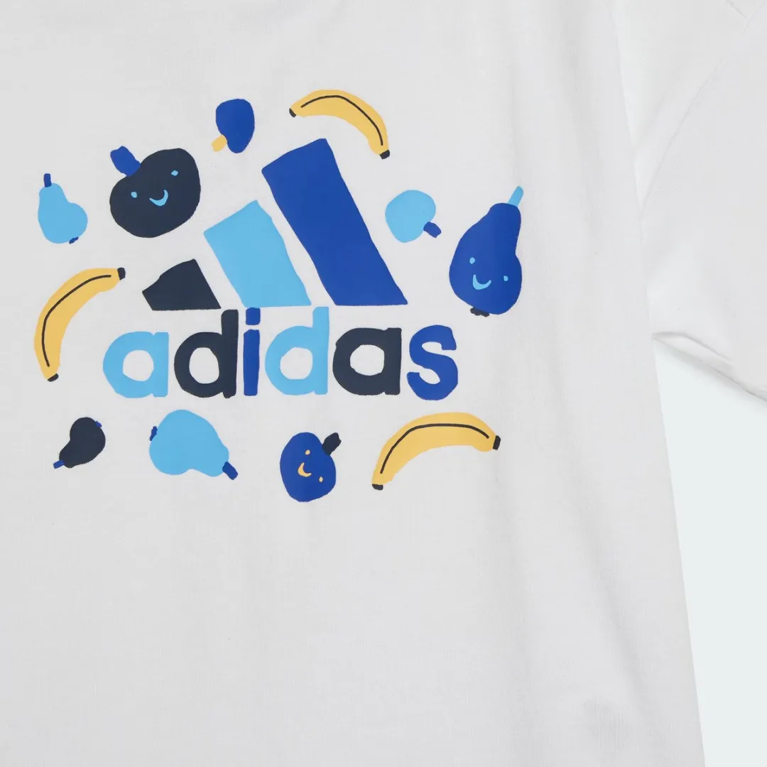 adidas Essentials Allover Print Joggingpak IS2682 - Wit