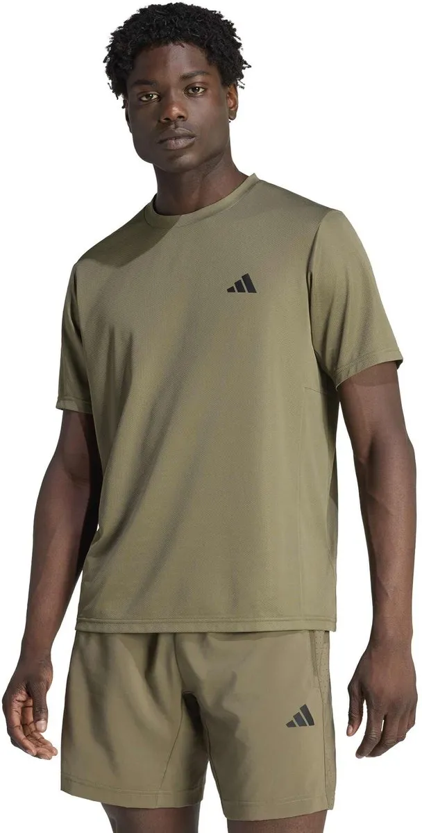 adidas Training T-shirt Korte Mouw Heren KD5461 - Groen