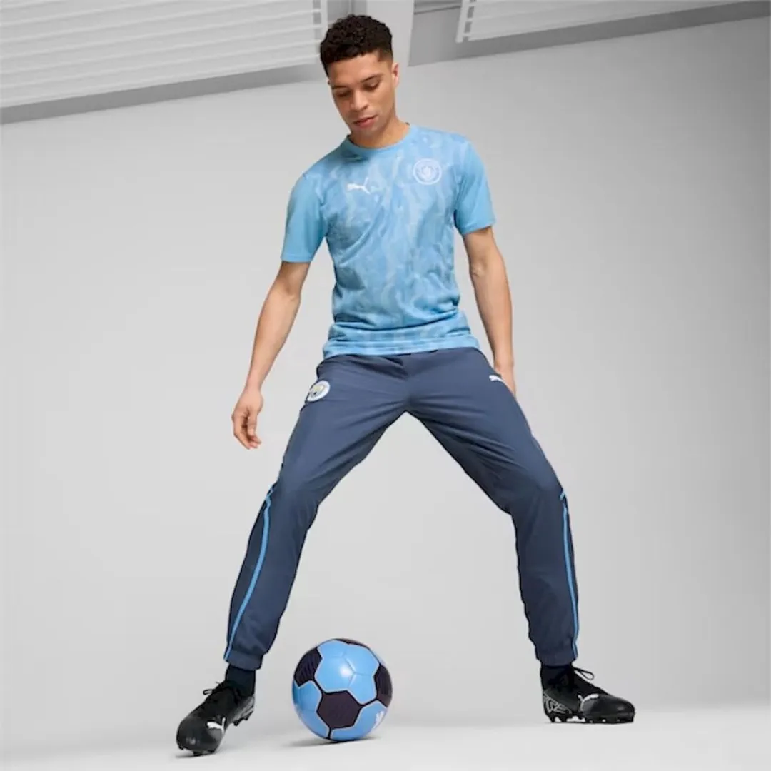 PUMA MCFC PreMatch SS Jersey 777578-21 - S - Blauw