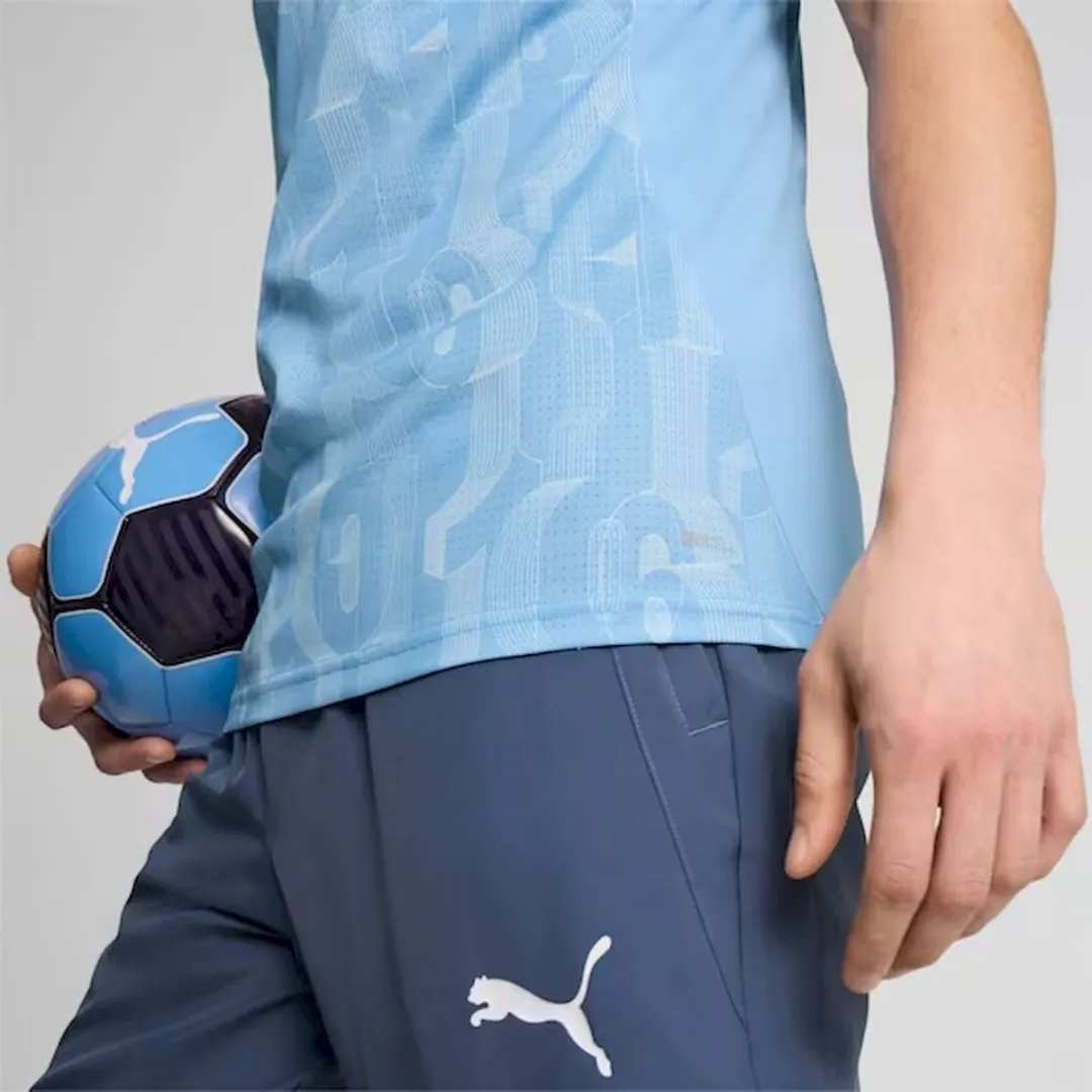 PUMA MCFC PreMatch SS Jersey 777578-21 - S - Blauw