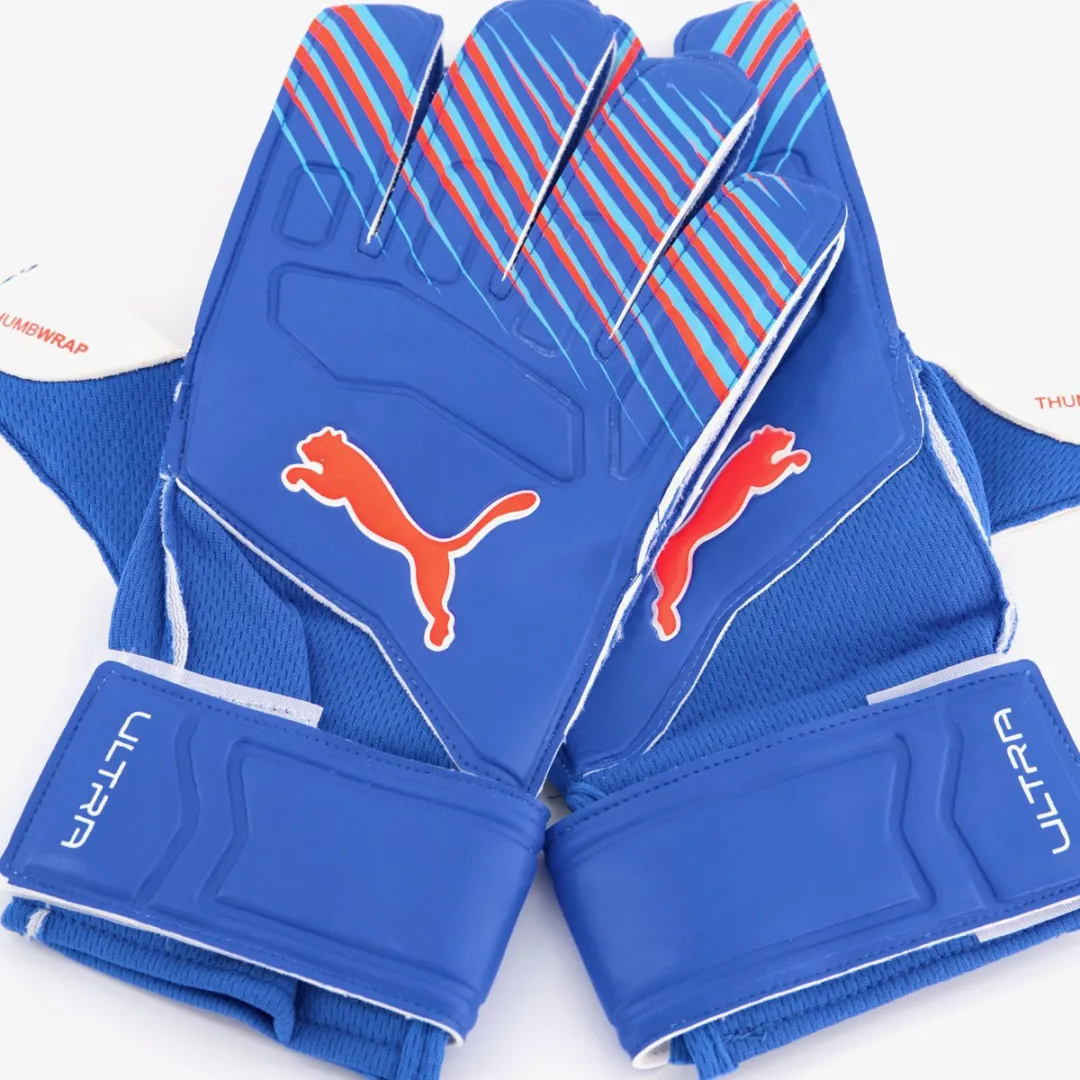 PUMA Ultra Play Keeperhandschoenen - Maat M - Blauw