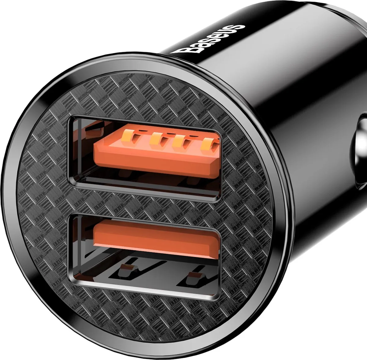 Baseus CCALL-YS01 Autolader 30W - USB-C & USB-A - Zwart