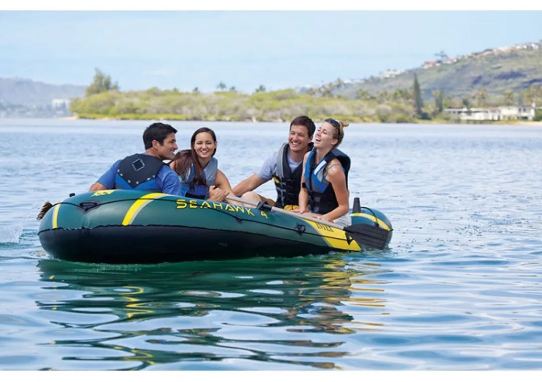 Intex Seahawk 4 Opblaasboot - 4 Personen - Groen