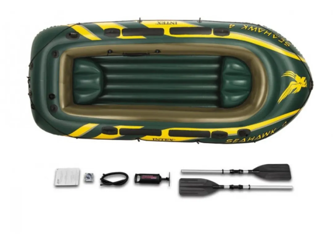 Intex Seahawk 4 Opblaasboot - 4 Personen - Groen
