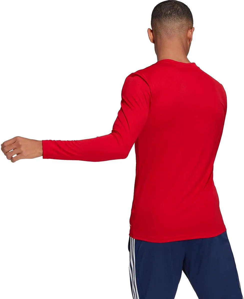 adidas Team Base Longsleeve Sportshirt 152 - Rood/Wit