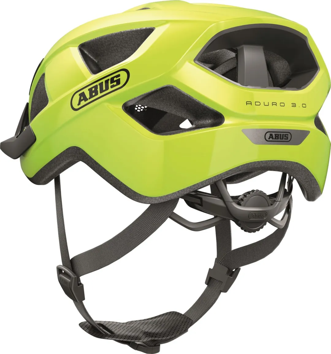 ABUS Aduro 3.0 Fietshelm - M 52-58cm - Signalyellow