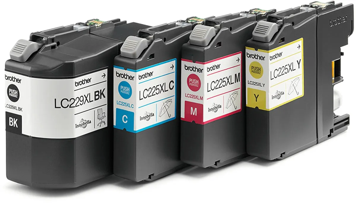 Brother LC-229XL Inktcartridge - 4 Kleuren (Zwart/Cyaan/Magenta/Geel) - 78ml