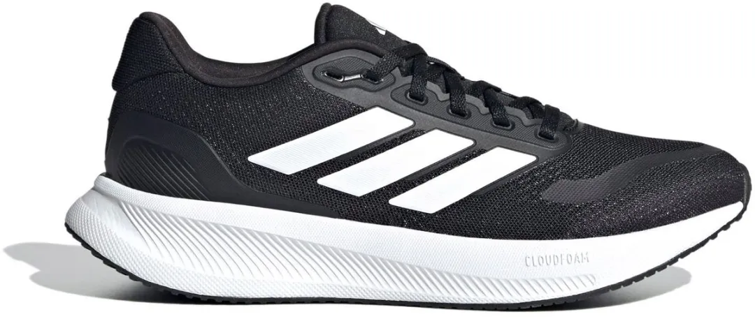 Adidas Runfalcon 5 Wide Hardloopschoenen Dames - 40 2/3 - Zwart/Wit