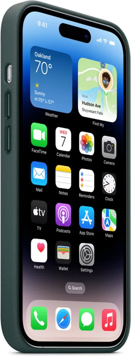 Apple MagSafe Hoesje iPhone 14 Pro - Bosgroen