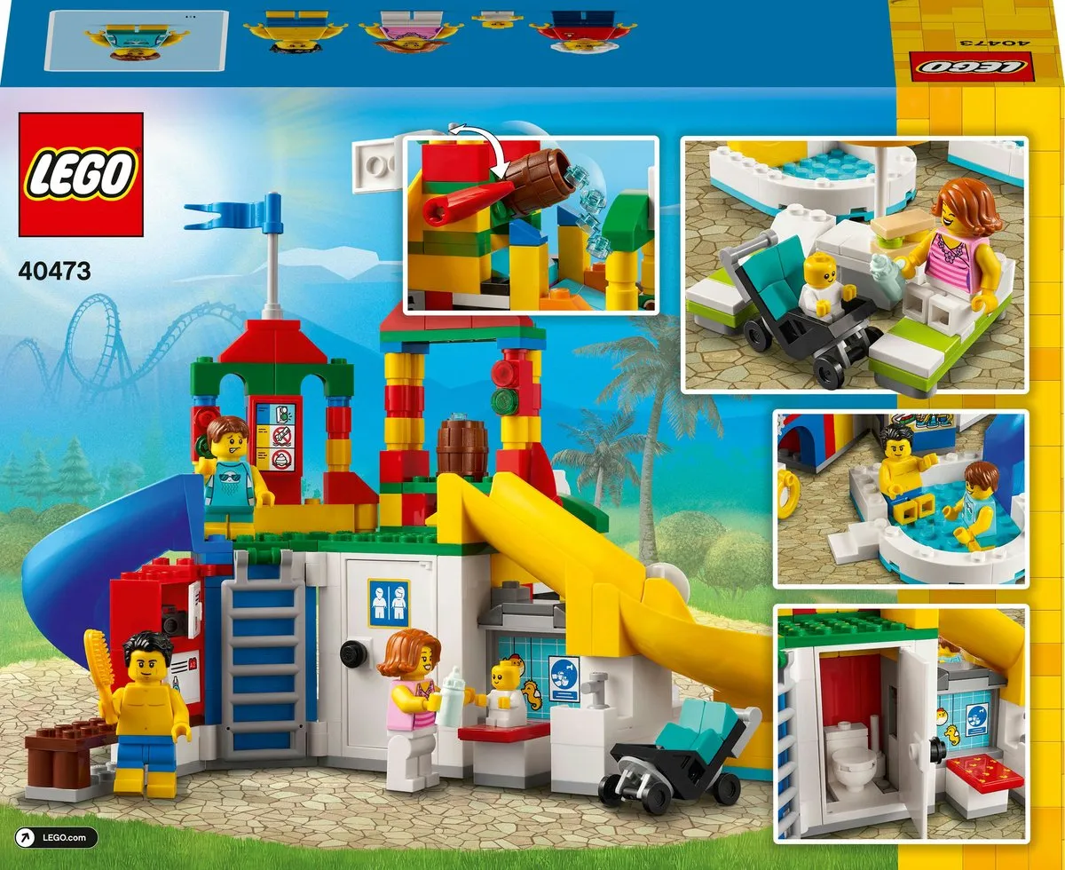 LEGO Waterpark 40473 - 356 Stukken - 4 Minifiguren - Multikleur - afbeelding 2 van 6