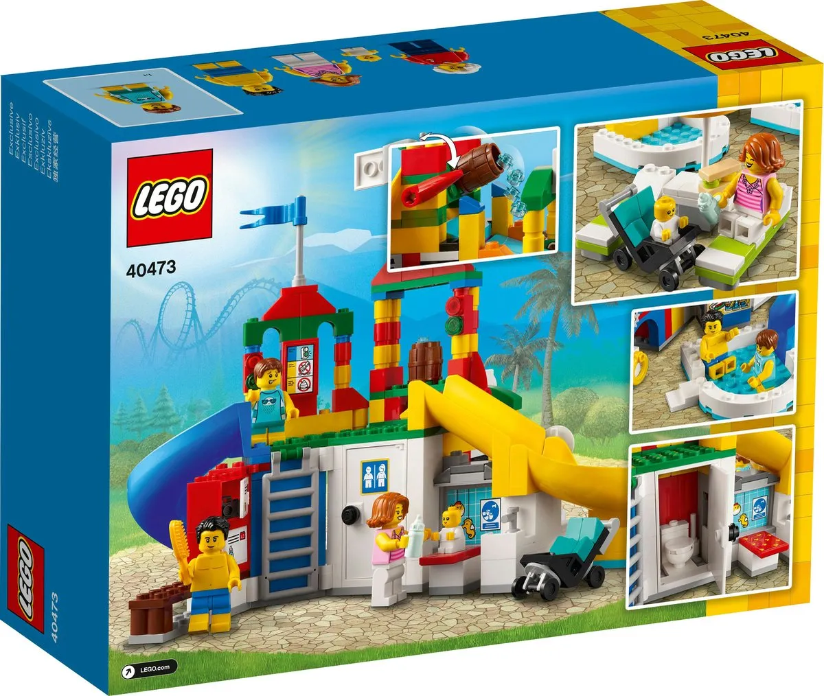 LEGO Waterpark 40473 - 356 Stukken - 4 Minifiguren - Multikleur - afbeelding 5 van 6