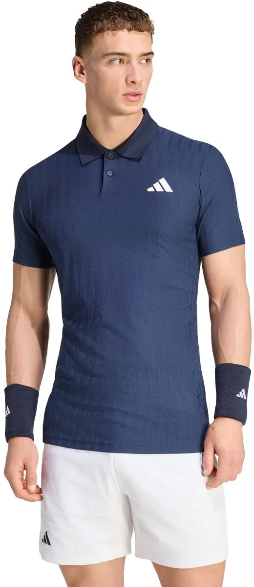 adidas Performance Climacool+ Airchill Freelift Tennispolo - Blauw