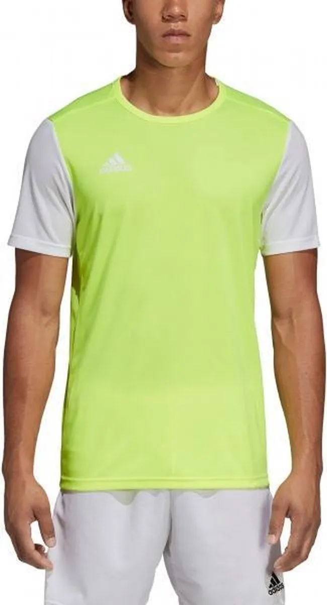 adidas Estro 19 Sportshirt S - Geel/Wit
