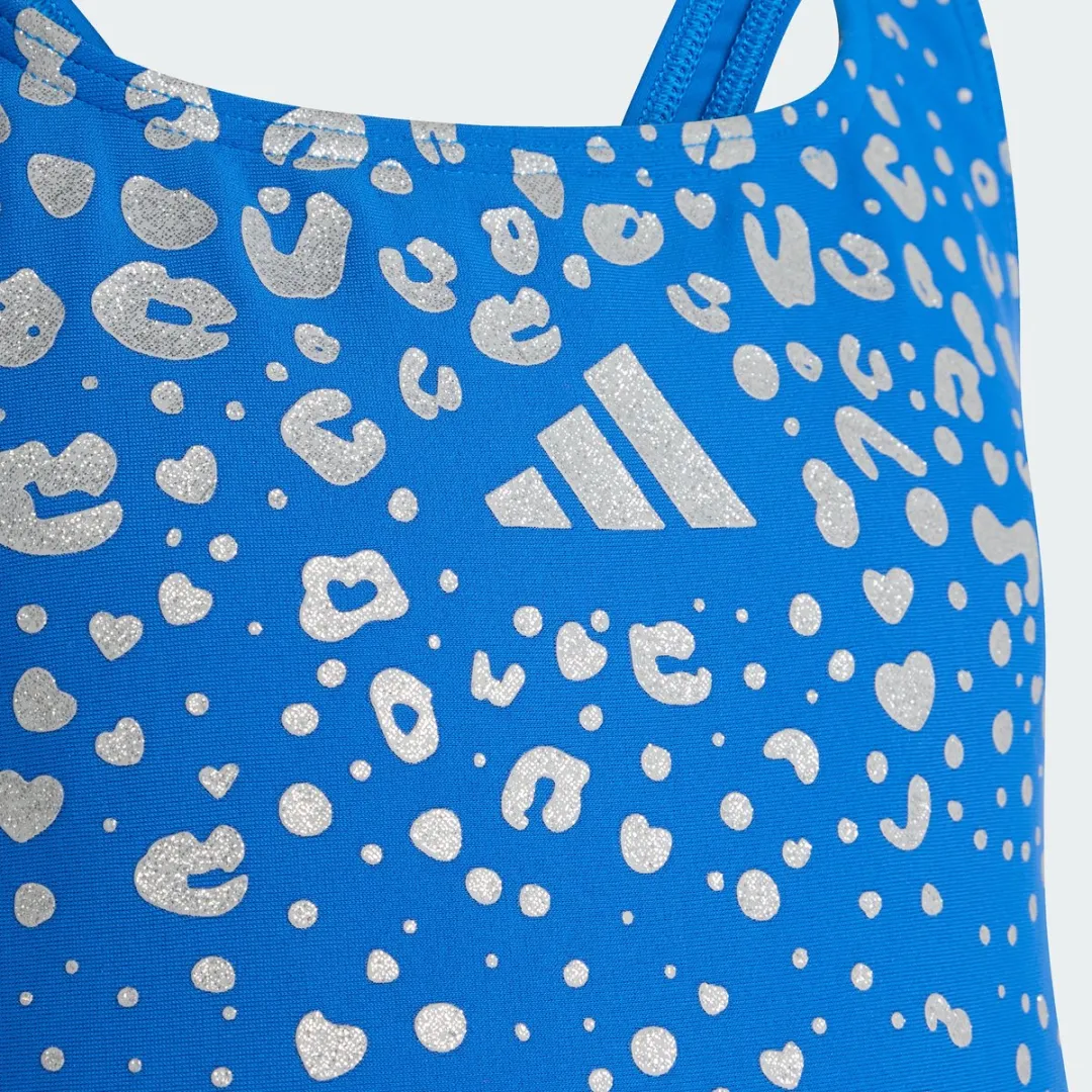 adidas Sportswear Glitter V-back Badpak - 116 - Blauw