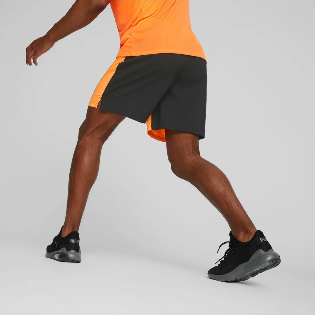 PUMA Run Fav Velocity 7 Sportbroek S - Zwart/Oranje