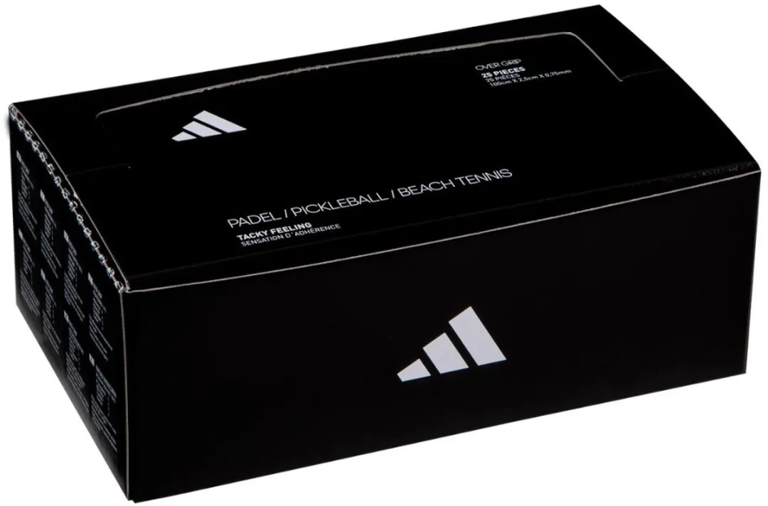 Adidas Box (25X) Padel Overgrip - Wit / Zwart / Rood | Maat: UNI
