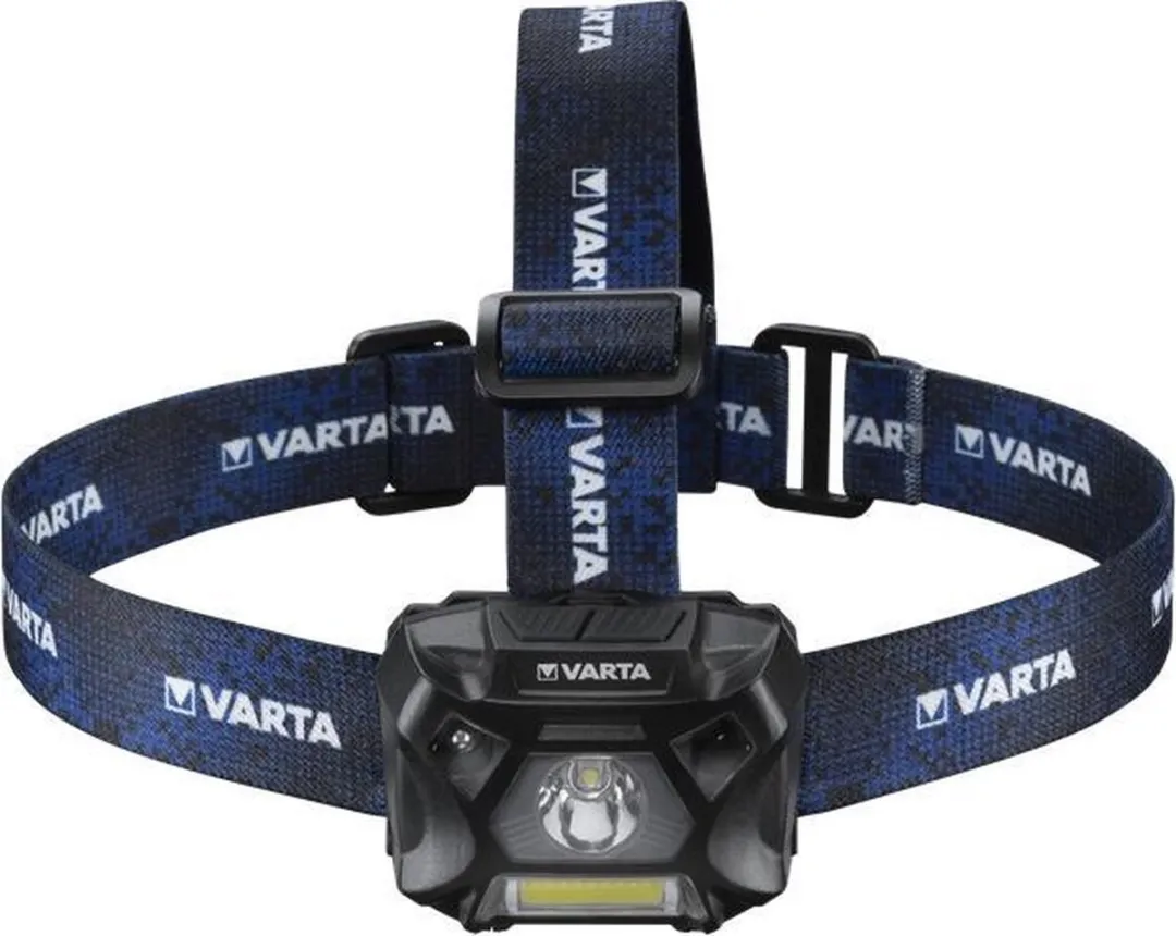 Varta Work Flex Motion Sensor H20 LED Hoofdlamp 150lm - Zwart/Blauw