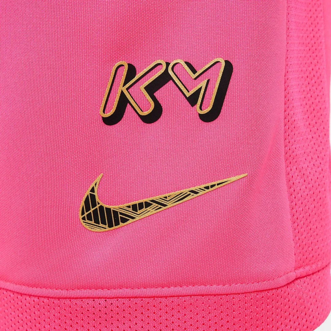 Nike Kylian Mbappé Academy Short Junior HQ3687-645 - Maat 158 - Roze/Zwart/Goud