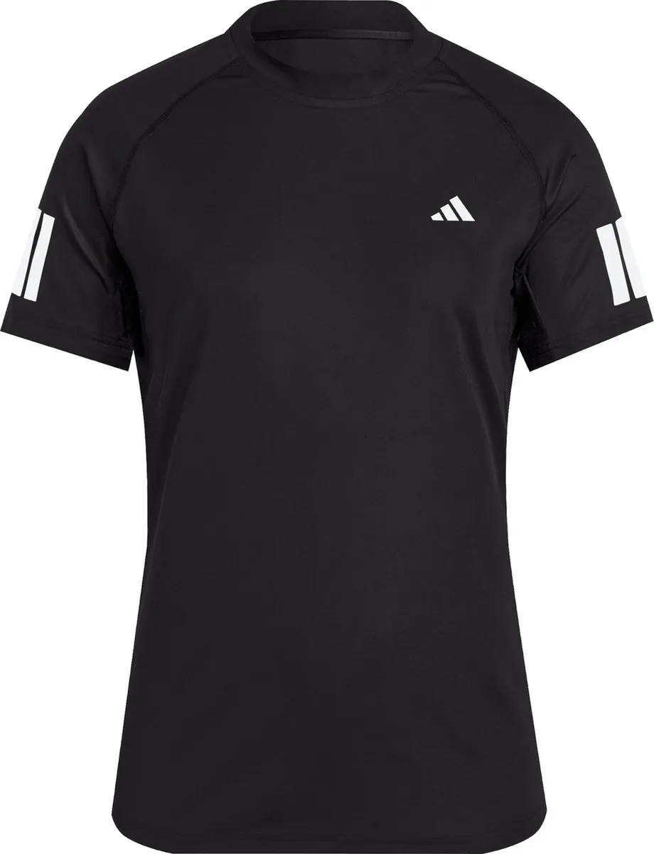 adidas Performance Club 3-Stripes Tennis Climacool T-shirt Zwart S