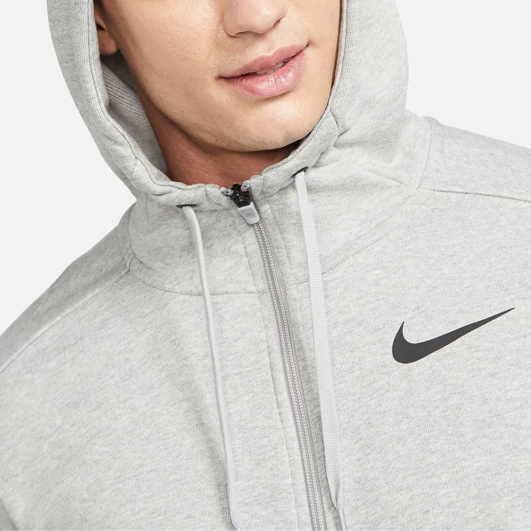 Nike Dri-FIT Fleece Full Zip Sportvest Heren M - Grijs