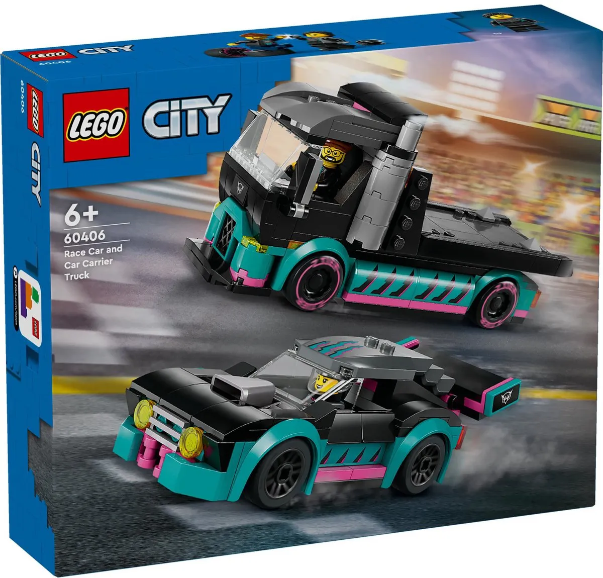 LEGO City Raceauto & Transporttruck 60406