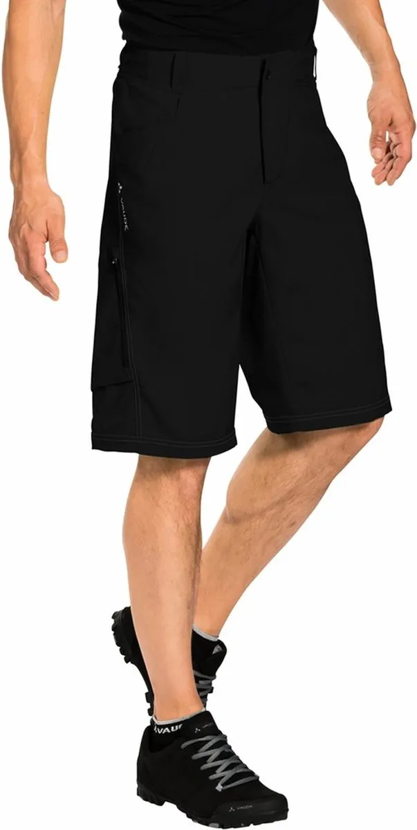 Vaude Ledro Shorts Heren - Fietsbroek L - Zwart