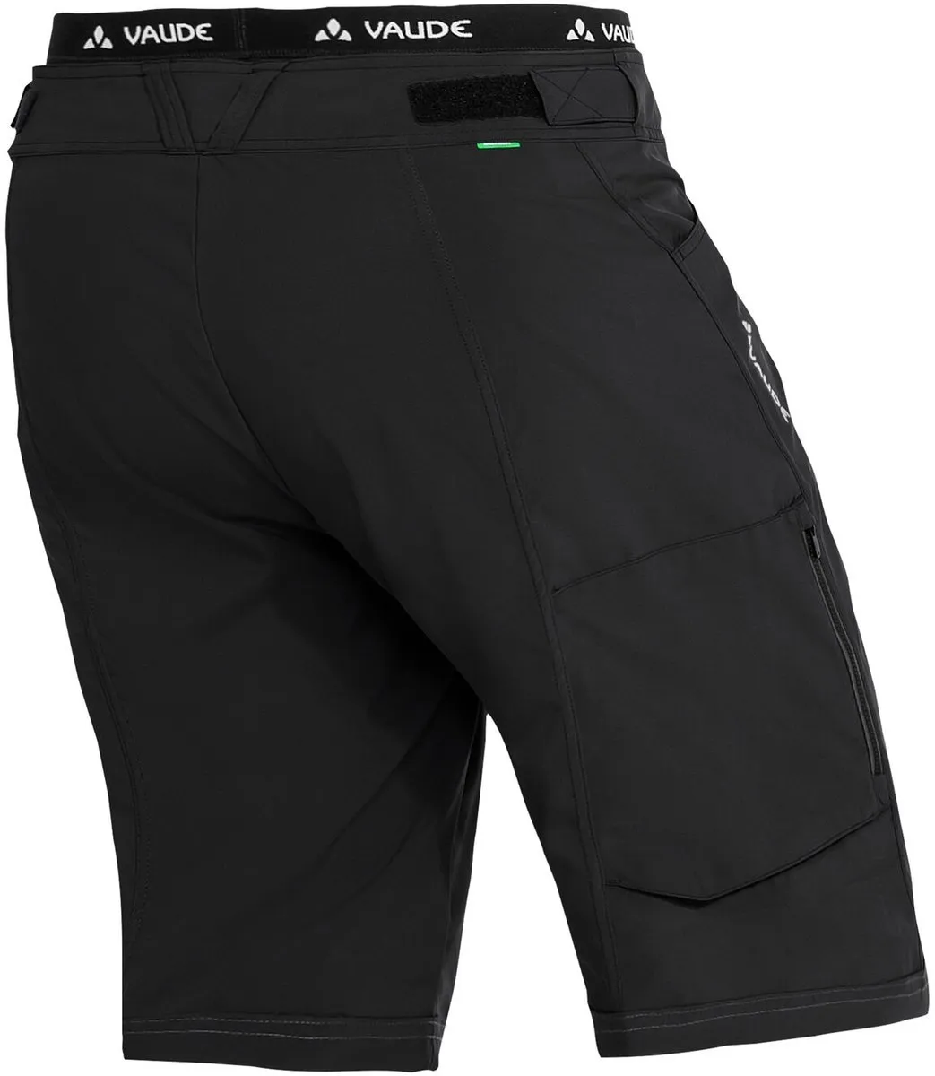 Vaude Ledro Shorts Heren - Fietsbroek L - Zwart