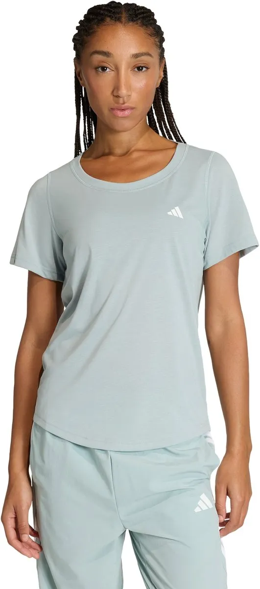 adidas Performance Workout Essentials T-shirt Dames L - Groen