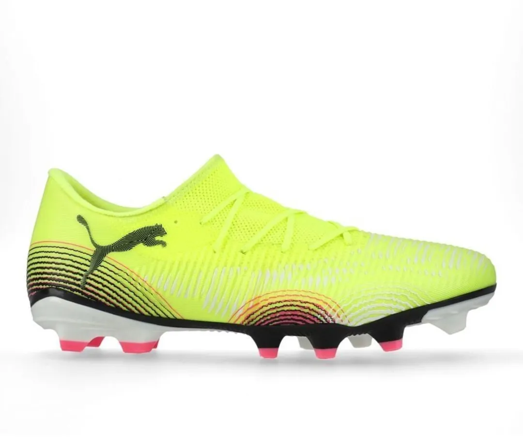 PUMA Future 8 Match Low FG Voetbalschoenen 46 - Yellow Alert/Black