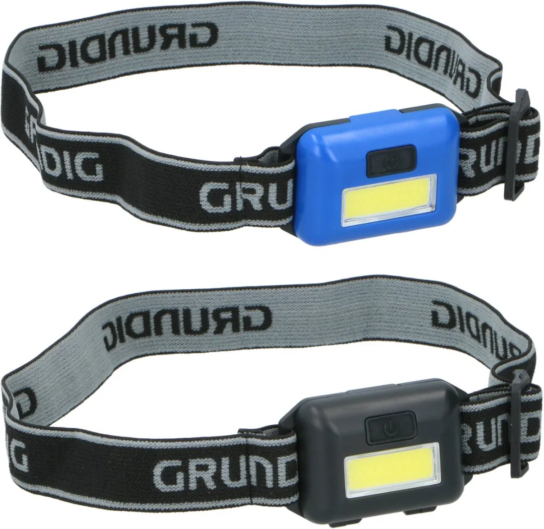 Grundig Headlight Cob 3f 2ass Kunststof