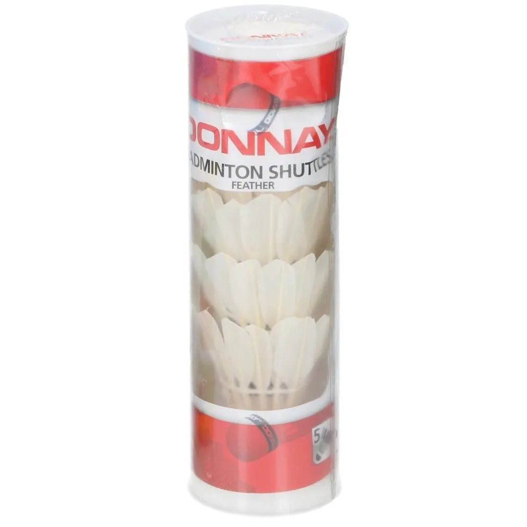 Eddy Toys Badminton Shuttles - 5 Stuks Wit