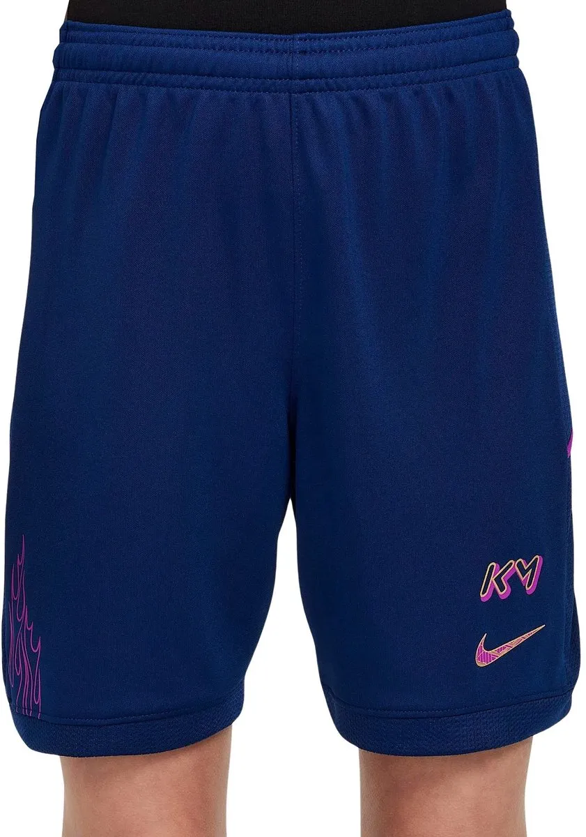 Nike Kylian Mbappé Academy Short Junior HQ3687-645 - Maat 128 - Roze/Zwart/Goud