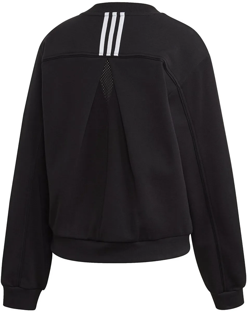 Adidas Sweater Dames W St Crew - Zwart - Maat XXL