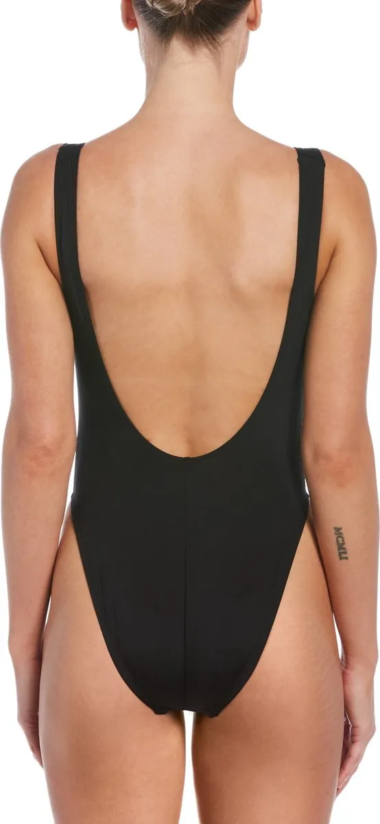 Nike Swim Sneakerkini Dames Badpak - Zwart