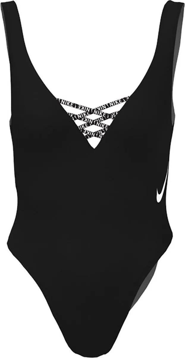 Nike Swim Sneakerkini Dames Badpak - Zwart